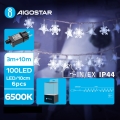 Instalație LED de Crăciun de exterior 100xLED/8 funcții 13m IP44 alb rece Aigostar