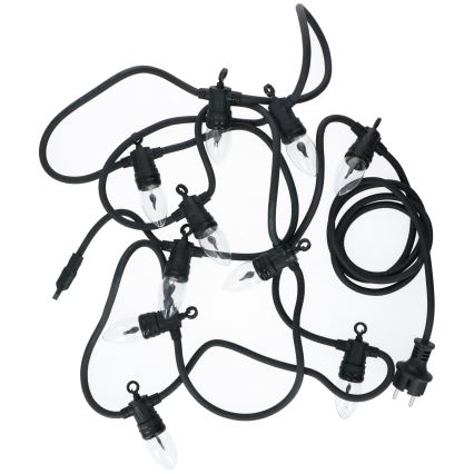 Instalație LED de Crăciun de exterior 10xLED 5,1m IP44 alb cald Grundig