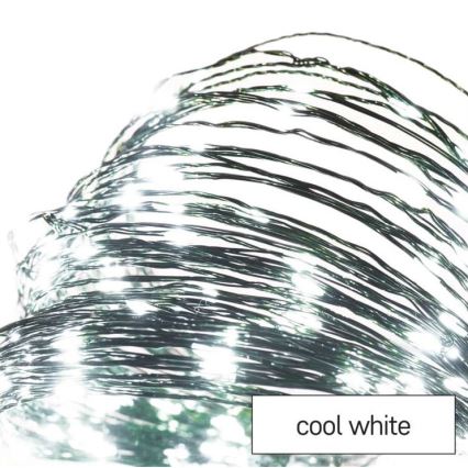 Instalație LED de Crăciun de exterior 150xLED/20m IP44 alb rece