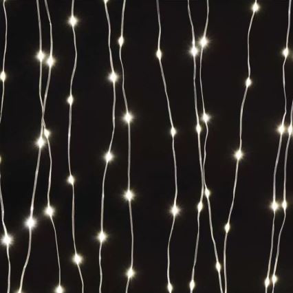 Instalație LED de Crăciun de exterior 180xLED/8 funcții 6,7 m IP44 alb cald