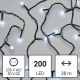 Instalație LED de Crăciun de exterior 200xLED/8 moduri 25m IP44 alb rece