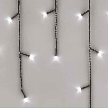Instalație LED de Crăciun de exterior 200xLED/8 moduri 8,6m IP44 alb rece