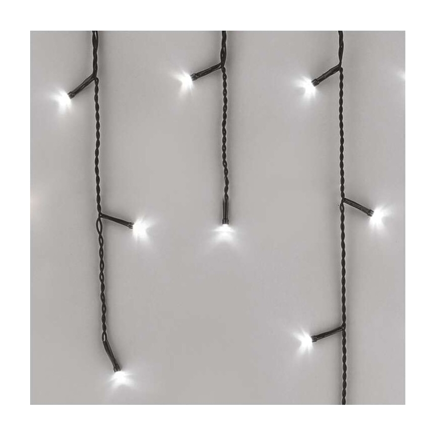 Instalație LED de Crăciun de exterior 200xLED/8 moduri 8,6m IP44 alb rece