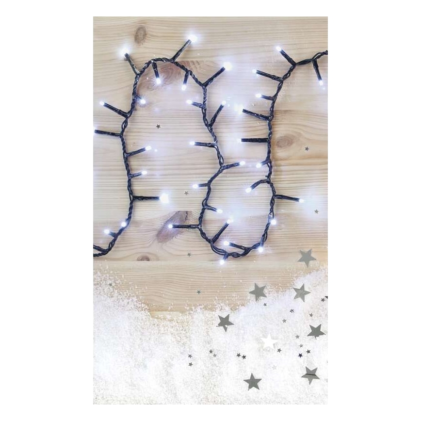 Instalație LED de Crăciun de exterior 300xLED/11m IP44 alb rece