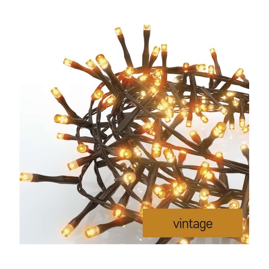 Instalație LED de Crăciun de exterior 300xLED/11m IP44 de modă veche