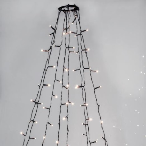 Instalație LED de Crăciun de exterior 360xLED 1,96m IP44 alb cald Eglo