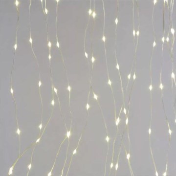 Instalație LED de Crăciun de exterior 400xLED/8 funcții 7,9 m IP44 alb cald