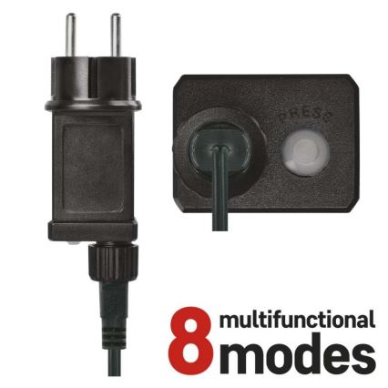 Instalație LED de Crăciun de exterior 50xLED/8 moduri 14,8m IP44 multicolor