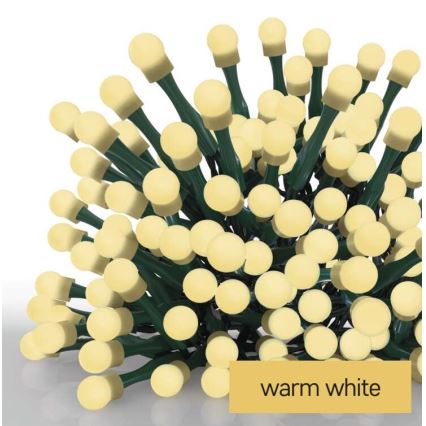 Instalație LED de Crăciun de exterior 80xLED/13m IP44 alb cald