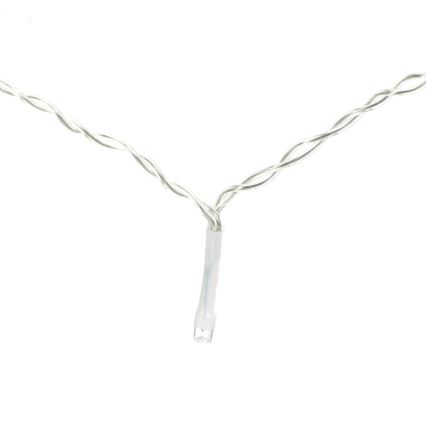 Instalație LED de Crăciun de exterior Aigostar 300xLED/8 funcții 3xAA 6x2m IP44 alb rece