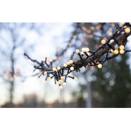 Instalație LED de Crăciun de exterior 300xLED/8 funcții 11m IP44 alb cald Eglo