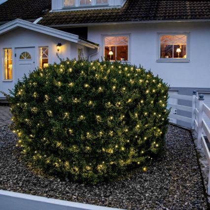 Instalație LED de Crăciun de exterior 200xLED 3m IP44 alb cald Eglo