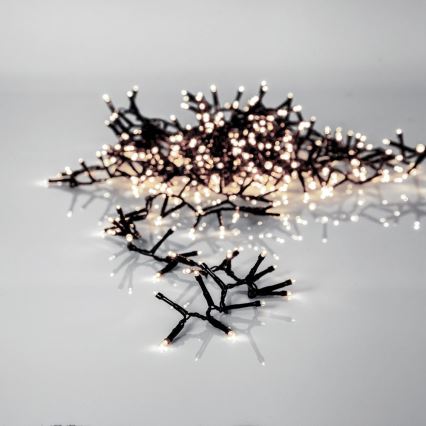 Instalație LED de Crăciun de exterior 540xLED 11,9m IP44 alb cald Eglo