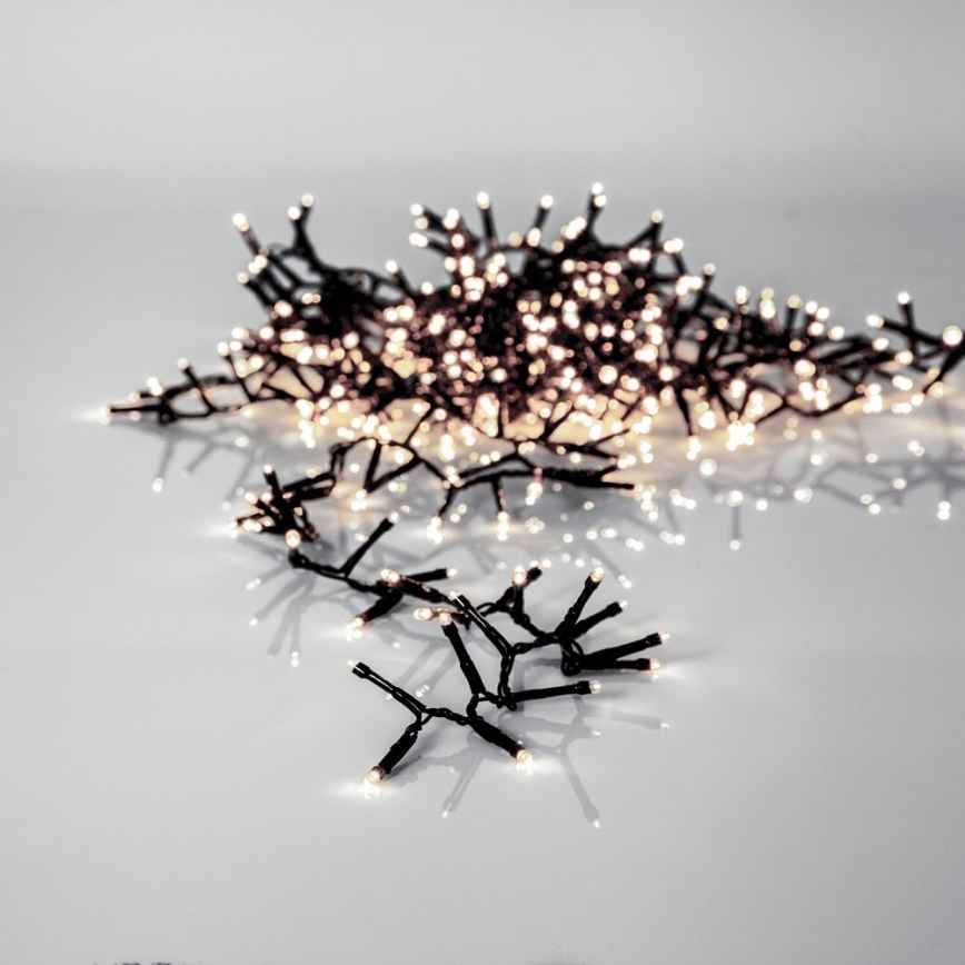 Instalație LED de Crăciun de exterior 540xLED 11,9m IP44 alb cald Eglo