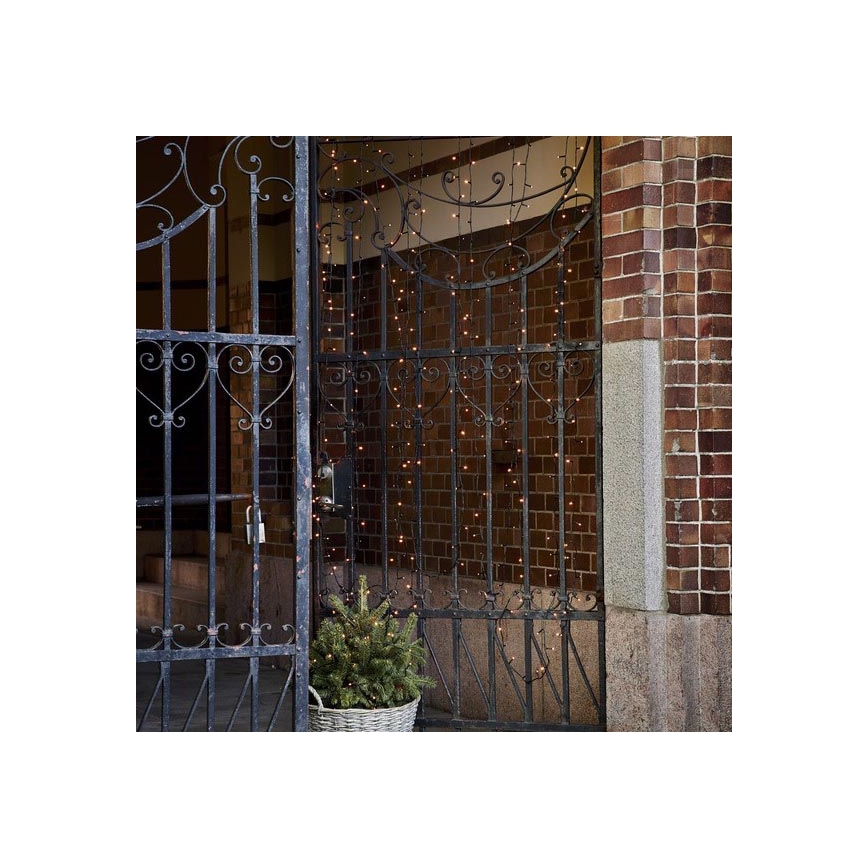 Instalație LED de Crăciun de exterior Eglo 180xLED 17,6m IP44 alb cald