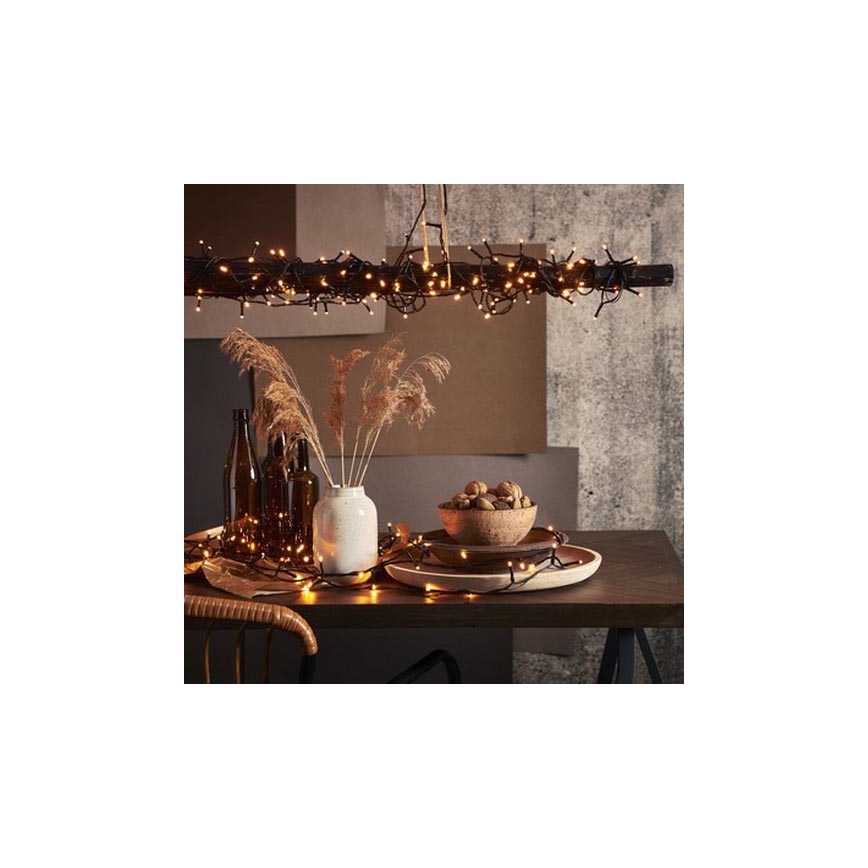 Instalație LED de Crăciun de exterior 360xLED 30,2m IP44 alb cald Eglo