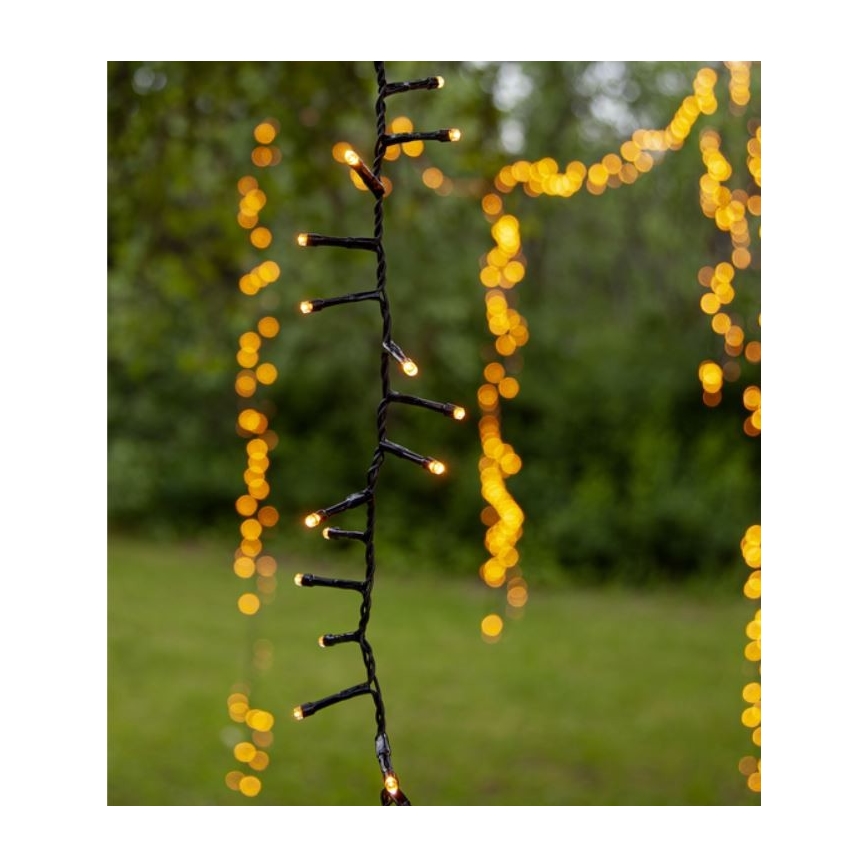 Instalație LED de Crăciun de exterior 800xLED 21m IP44 alb cald Eglo