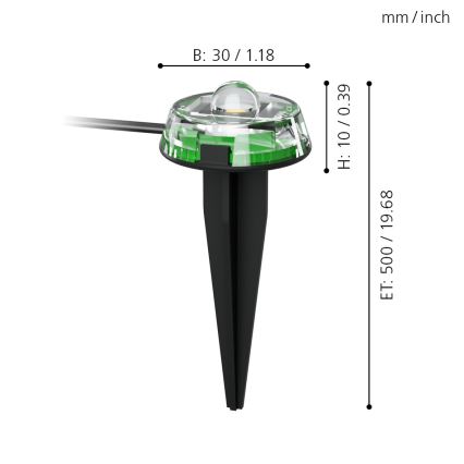 Instalație LED de Crăciun de exterior 9xLED 10m IP65 alb cald Eglo