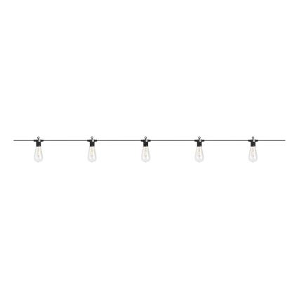 Instalație LED decorativă de exterior Markslöjd 107293 GARLAND GARDEN 10xLED 5,5m IP44