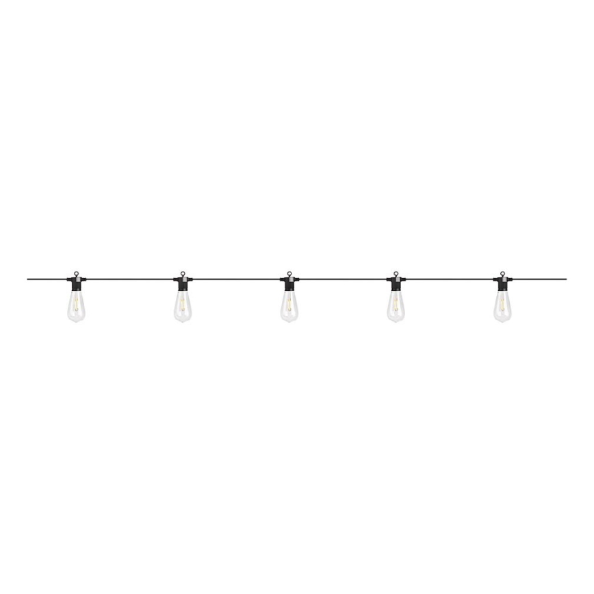 Instalație LED decorativă de exterior Markslöjd 107293 GARLAND GARDEN 10xLED 5,5m IP44