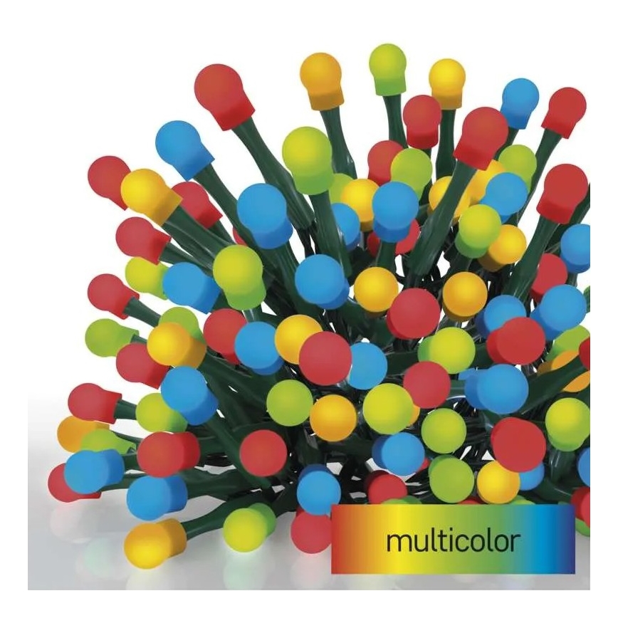Instalație LED pentru exterior 80xLED/8 funcții 13m multicolor IP44