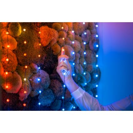 Instalație LED RGB dimabilă de Crăciun Twinkly CANDIES 100xLED 8 m USB Wi-Fi