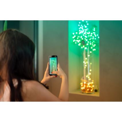 Instalație LED RGB dimabilă de Crăciun Twinkly CANDIES 100xLED 8 m USB Wi-Fi
