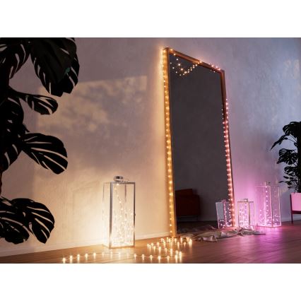 Instalație LED RGB dimabilă de Crăciun Twinkly CANDIES 100xLED 8 m USB Wi-Fi