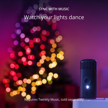 Instalație LED RGB dimabilă de Crăciun Twinkly CANDIES 100xLED 8 m USB Wi-Fi