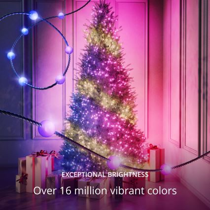 Instalație LED RGB dimabilă de Crăciun Twinkly CANDIES 100xLED 8 m USB Wi-Fi