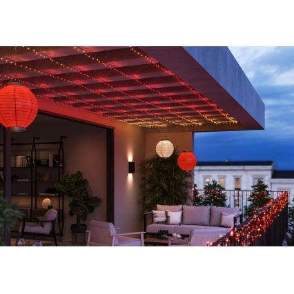 Instalație LED RGBW dimabilă de exterior de Crăciun Philips HUE WHITE AND COLOR AMBIANCE 250xLED 24,4 m 2000-6500K IP54