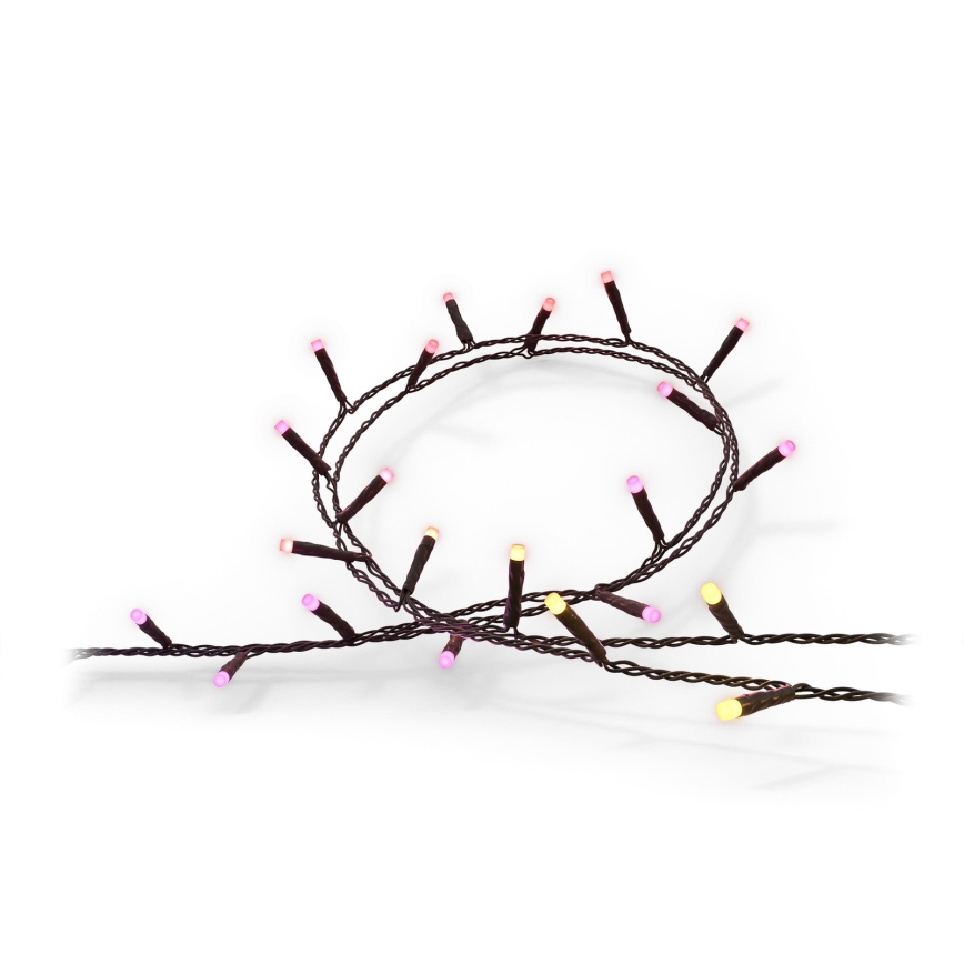 Instalație LED RGBW dimabilă de exterior de Crăciun Philips HUE WHITE AND COLOR AMBIANCE 250xLED 24,4 m 2000-6500K IP54