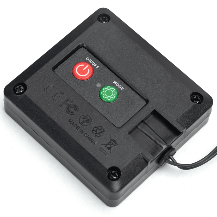 Instalație LED solară Aigostar 102xLED/2x0,7m IP65 300 mAh alb cald iederă