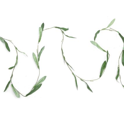 Instalație LED solară Aigostar 50xLED/7m IP65 300 mAh alb cald măslin