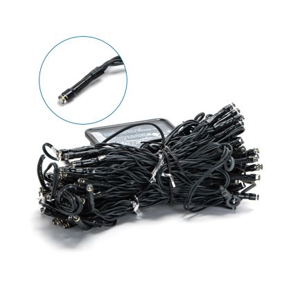 Instalație LED solară de Crăciun Aigostar 100xLED/8 funcții 4x1m IP65 alb cald 800 mAh