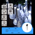 Instalație LED solară decorativă Aigostar 50xLED/8 funcții 12m IP65 800 mAh alb rece
