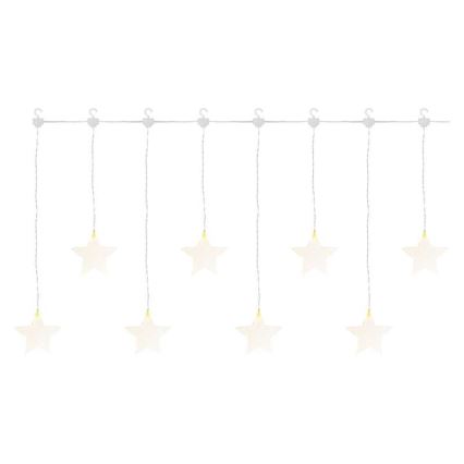 Instalație luminoasă LED de Crăciun pentru exterior 8xLED/5,84m IP44 stele