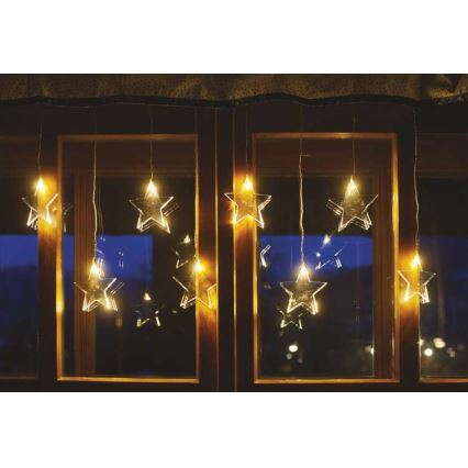 Instalație luminoasă LED de Crăciun pentru exterior 8xLED/5,84m IP44 stele