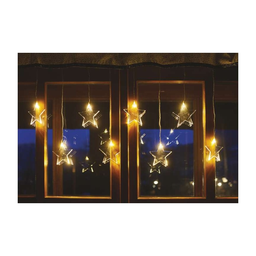Instalație luminoasă LED de Crăciun pentru exterior 8xLED/5,84m IP44 stele
