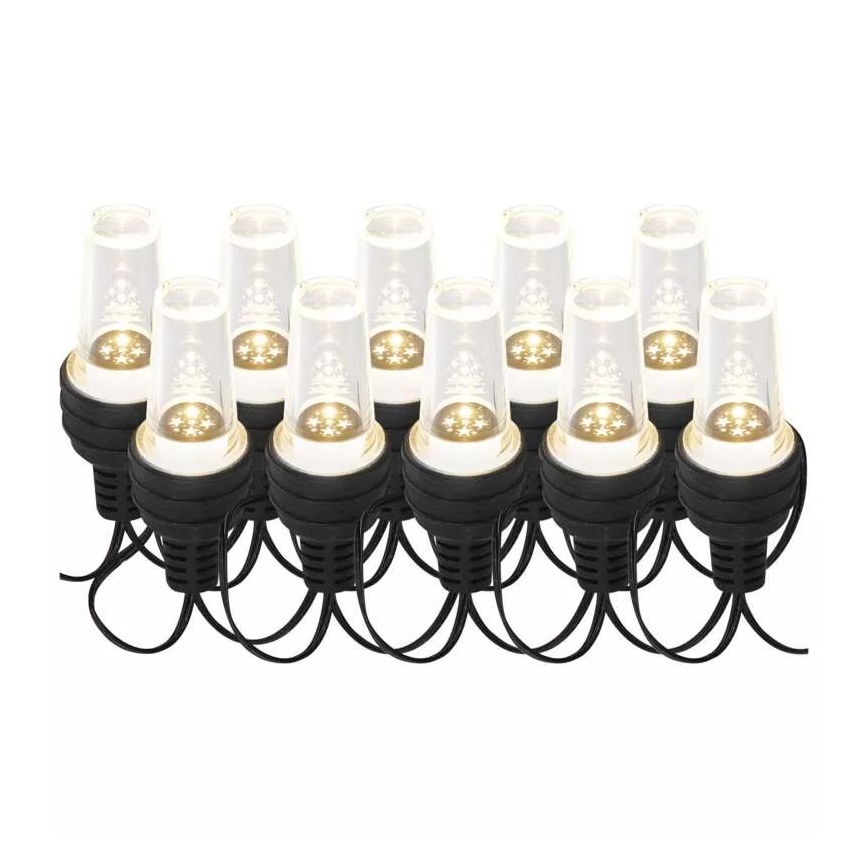 Instalație luminoasă LED de exterior 10xLED/9,5 m IP44 alb rece