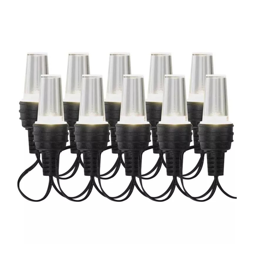 Instalație luminoasă LED de exterior 10xLED/9,5 m IP44 alb rece