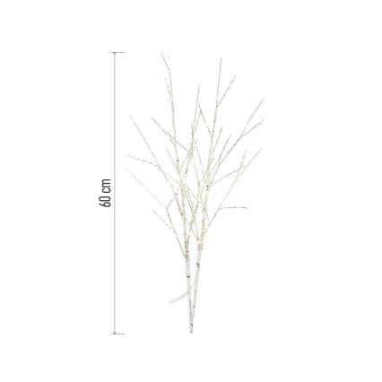 Instalație luminoasă LED de exterior pentru Crăciun 100xLED/3xAA alb cald IP44