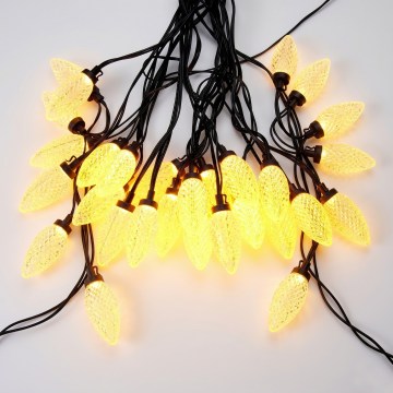 Instalație luminoasă LED de exterior pentru Crăciun 20xLED/230V 14,5 m IP44 alb cald