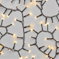 Instalație luminoasă LED de exterior pentru Crăciun, 400 LED-uri / 13 m, IP44, alb cald