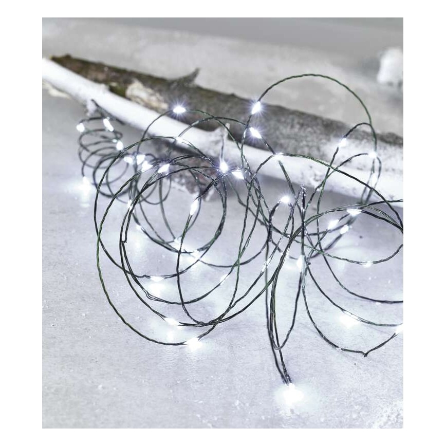 Instalație luminoasă LED pentru exterior, 150 LED / 20 m, IP44, alb rece