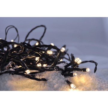 Instalație luminoasă LED pentru exterior de Crăciun 500xLED/8 funcții IP44 55m alb cald