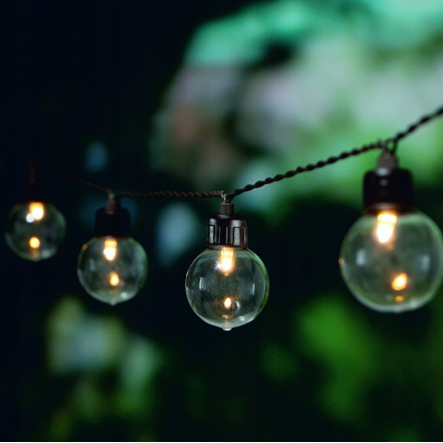 Instalație luminoasă solară LED 20xLED/8 funcții 500 mAh 7,6 m IP67 alb cald