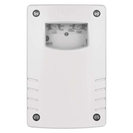 Întrerupător crepuscular 1800 W / 230 V, IP65, alb
