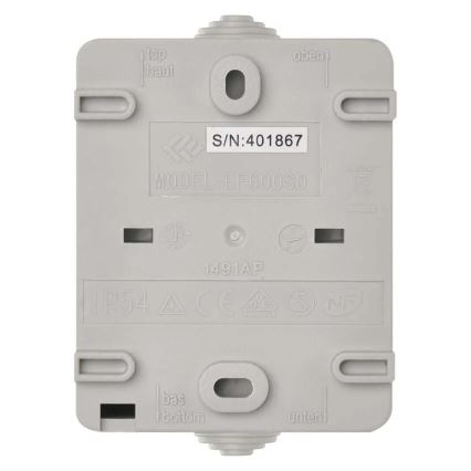 Întrerupător cu 1 buton IP54