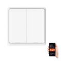 Întrerupător cu 2 butoane SMART 1xCR2430 Zigbee 3.0 Tuya Immax NEO 07507L